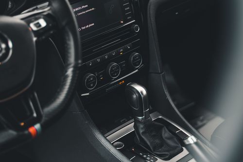 A dashboard and console cleaned to showroom standard