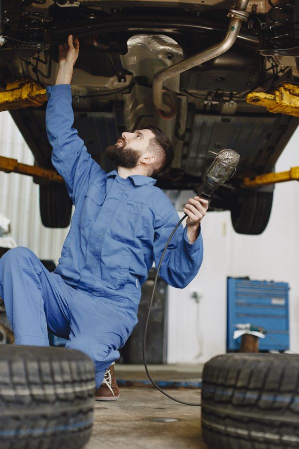 One of the Meridian technicians at work in the Braxton workshop